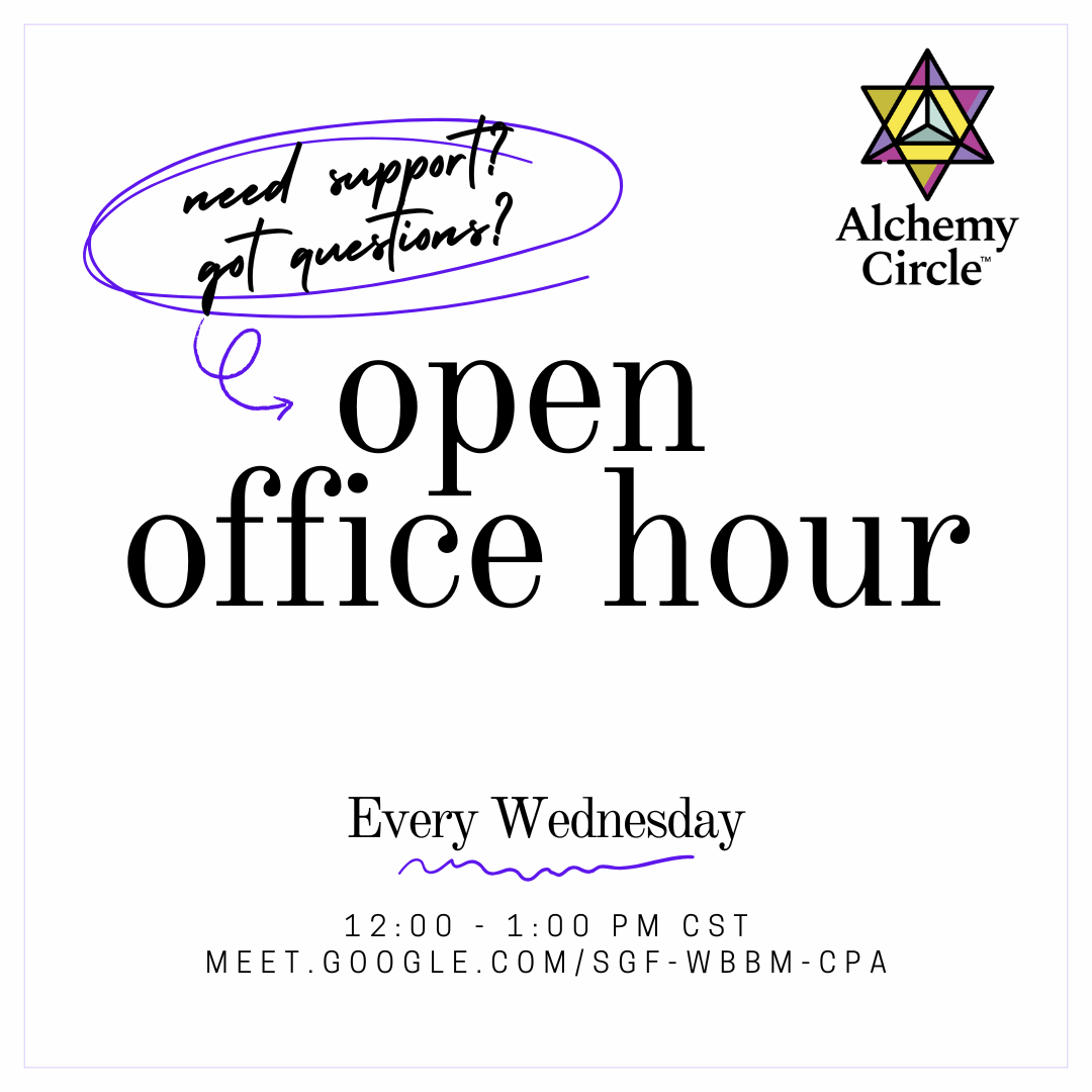 Open Office Hour - Every Wednesday
